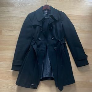 Victoria secret black mint condition peacoat size 6